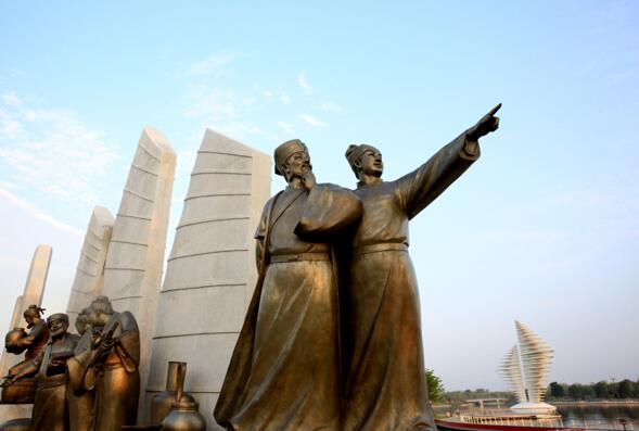 海上丝绸之路航海群雕